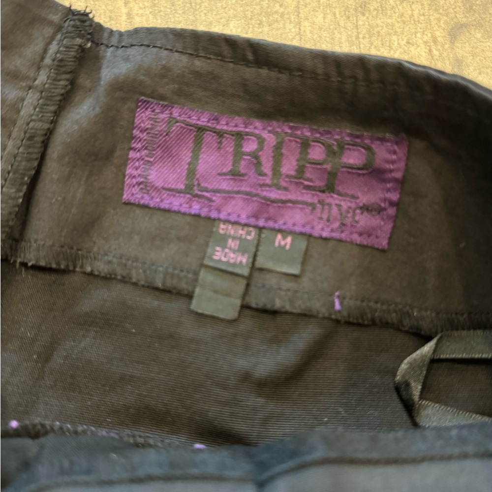 Tripp nyc pleated Y2K style purple and black skirt - Picture 7 of 13